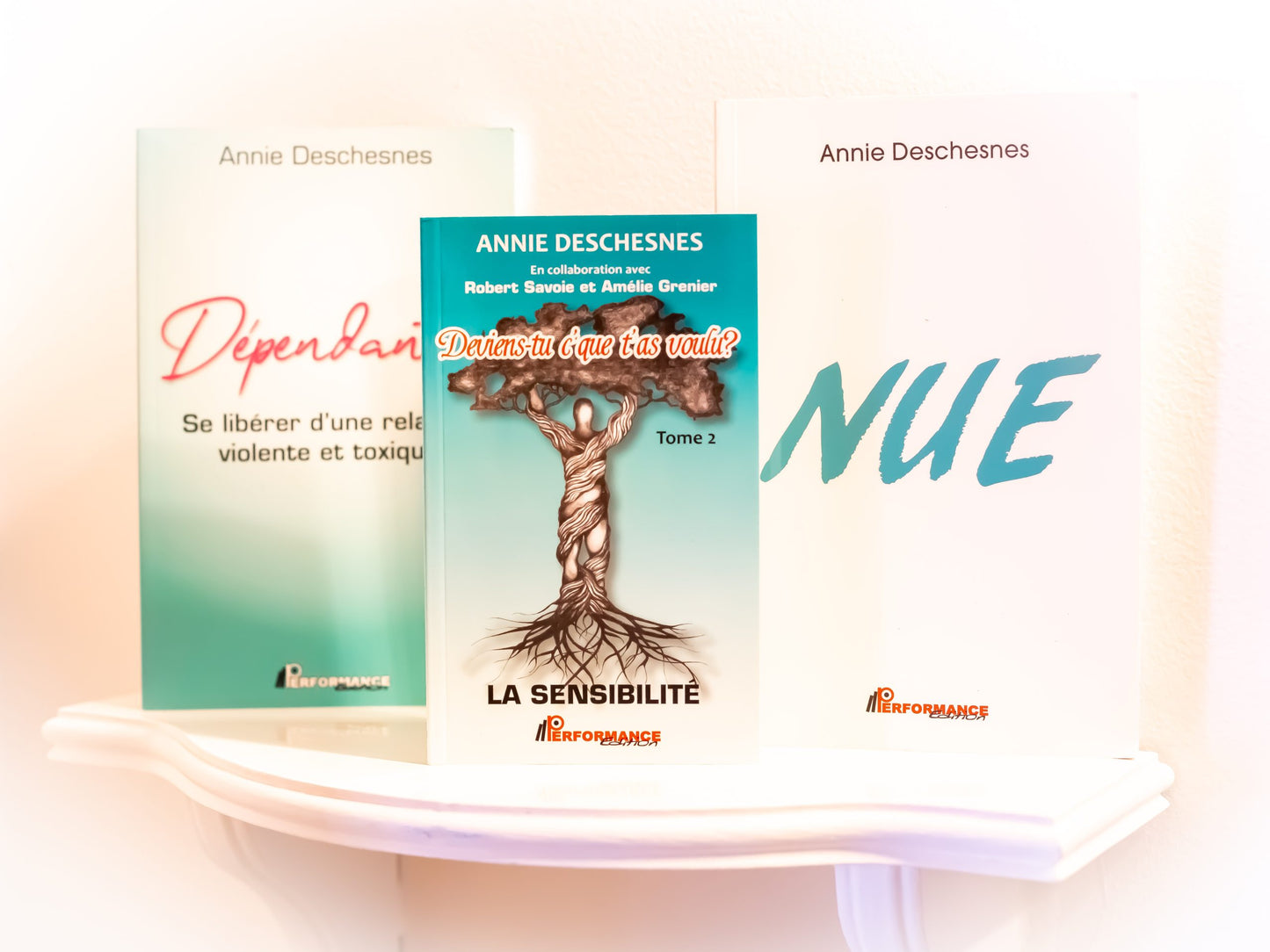 Trio de livres